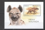 ANGOLA 1996 FAUNA ANIMALE SALBATICE HIENE, Nestampilat