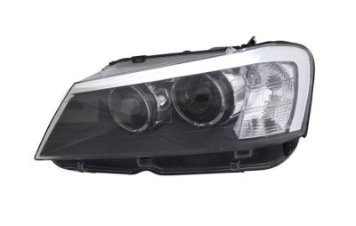 Far Bmw X3 (F25), 11.2010-04.2014, partea Stanga, xenon; cu lumina timp de zi tip LED; D1S+PY21W; electric; fara bec descarcare; fara ballast; cu mot foto