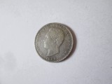 Portugalia 100 Reis 1889 argint 916 regele Luiz I
