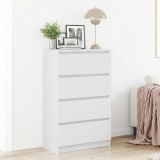 vidaXL Dulap, alb, 60x35x98,5 cm, lemn compozit