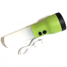 Lanterna LED 200LM Reincarcabila la USB cu Corp Luminos 3139 foto