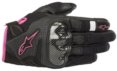 Manusi Moto Dama Alpinestar Stella SMX-1 V2 Wentylowane Negru / Violet Marimea S 35905181039S foto