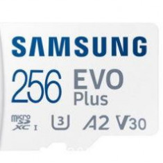 Card memorie Samsung EVO Plus (2021) MB-MC256KA/EU, Micro-SDXC, 256GB, Clasa 10