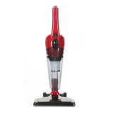 Aspirator vertical Hausberg, 600 W, 0.5 l, plastic, motor aluminiu, Rosu