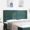 vidaXL Tăblie din Catifea Argyle Manual Verde &icirc;nchis 180 cm Catifea 3337773
