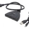 Switch HDMI HDCP 1.4 3 Intrări Negru 0.5m