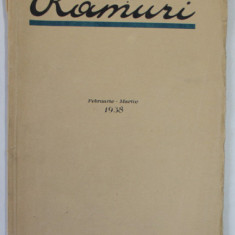 RAMURI , REVISTA , ANUL 30 , NR. 2-3 , FEBRUARIE - MARTIE , 1938