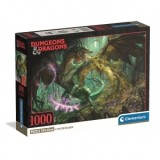 Puzzle Clementoni Dungeons &amp;amp;amp; Dragons: Otrava 1000 piese Compact