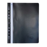 Cumpara ieftin Dosar cu multiperforatii, A4, orange peel negru, 25 bucati/set