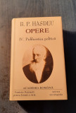 B. P. Hasdeu Opere vol. 4 Publicistica politica Academia Romana