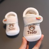 Pantofi imblaniti in carouri crem - Teddy (Marime Disponibila: 6-9 luni