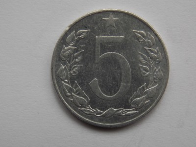 5 HALERU 1953 CEHOSLOVACIA foto
