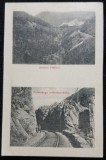 Carte Postala, Versantul Polom in muntii Aninei, Caras Severin si Viaductul, 1925