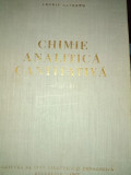 CHIMIE ANALITICA CANTITATIVA - VOLUMETRIA - C&Acirc;ND &Icirc;N LITEANU E S D P 1962,550 P