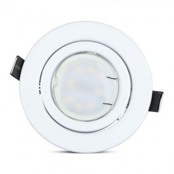 SET 3 SPOTURI LED GU10 5W 3000K ALB CALD - ALB foto