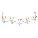 Cuier baie Rustic MG083, montaj usa, cu 10 agatatori