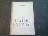 PROGRAM TEATRUL NATIONAL, SALA STUDIO, STAGIUNEA 1941-1942, LUNA FEBRUARIE