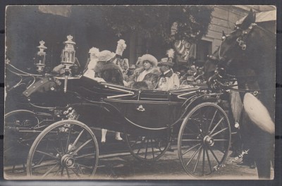 CASA REGALA ROMANA REGINA MARIA REGELE FERDINAND IN TRASURA DE EPOCA FOTO ROYAL foto