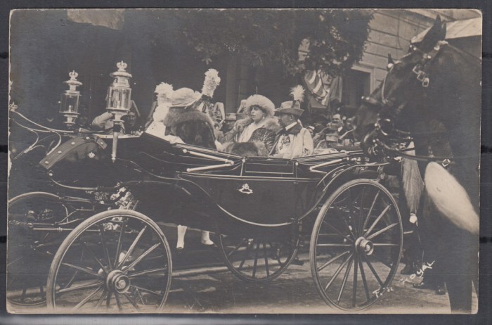 CASA REGALA ROMANA REGINA MARIA REGELE FERDINAND IN TRASURA DE EPOCA FOTO ROYAL