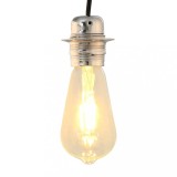 vidaXL Suporturi de lampă 2 buc Nichel satinat E27