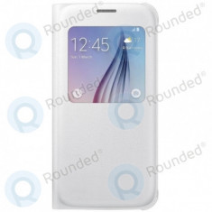 Husa Samsung Galaxy S6 S View albă (EF-CG920PWEGWW)