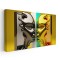 Tablou abstract cuplu sarutandu-se1741 Tablou canvas pe panza CU RAMA 70x140 cm
