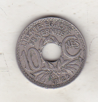 bnk mnd Franta 10 centimes 1923 (t)