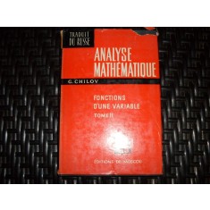 Analyse Mathematique - G. Chilov , 20972