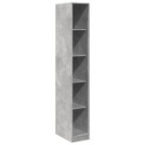Cumpara ieftin Sifonier, gri beton, 30x50x200 cm, lemn prelucrat