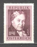Austria.1966 50 ani moarte M.von Ebner-Eschenbach:Pictura-poet MA.698
