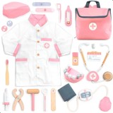 Joc de rol Trusa completa de doctor, roz, UMU Toys