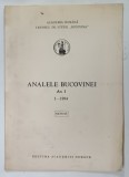 ANALELE BUCOVINEI , AN I , NR1 - 1994 , SUBIECT : IANCU FLONDOR , DATE INEDITE DIN ARHIVELE STATULUI de RADU ECONOMU , APARUTA 1994 , DEDICATIE *