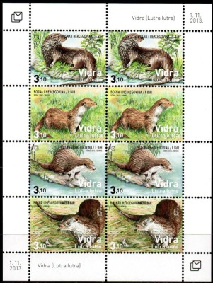 BOSNIA HERTEGOVINA - Mostar 2013, Fauna, serie neuzata, MNH foto