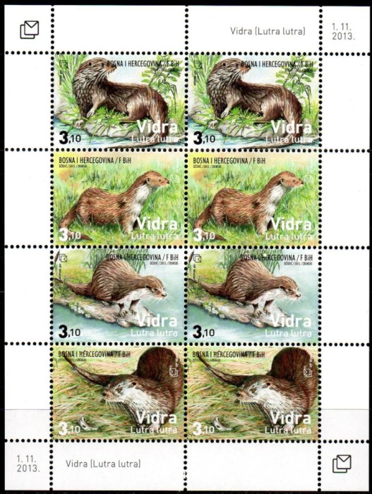 BOSNIA HERTEGOVINA - Mostar 2013, Fauna, serie neuzata, MNH