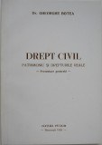 Drept civil. Patrimoniu si drepturile reale. Prezentare generala - Gheorghe Botea