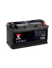 Baterie Auto, Yuasa 9000 AGM, cu Start-Stop, 95Ah 850A, 353x175x190mm