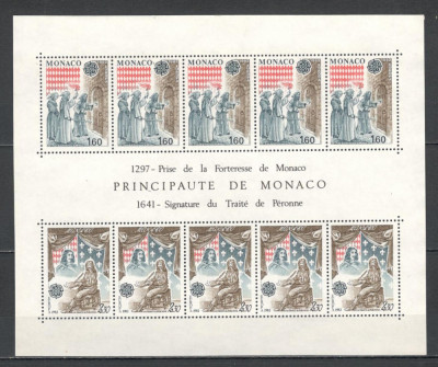 Monaco.1982 EUROPA:Evenimente istorice-Bl. SM.643 foto