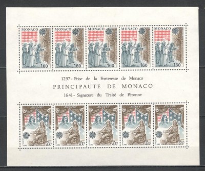 Monaco.1982 EUROPA:Evenimente istorice-Bl. SM.643 foto
