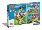 Puzzle Clementoni Paw Patrol, 3 x 48 piese