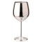 Pahar, pentru vin, Shiny Silver, otel inoxidabil, durabil si rezistent la coroziune, argintiu lucios, pentru un aspect elegant si sofisticat,500 ml