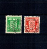 Guernsey 1941 - Ocupația germana, Mi.No.1-2 stampilate