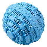 Bilă pentru mașina de spălat, 10 cm, albastră, cu carbon activ din bambus, CMCLASS