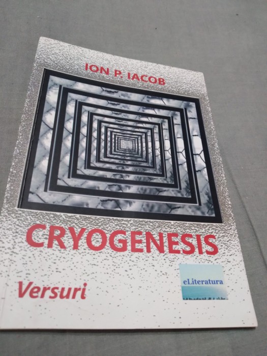 CRYOGENESIS-ION P.IACOB/ AUTOGRAFUL AUTORULUI /2019/NOUA
