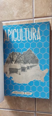 REVISTA APICULTURA IN ROMANIA ANUL 1963 , LOT 12 REVISTE AN COMPLET foto