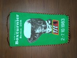 FANION TURNEU BOX RF GERMANIA 1983 , INTERESANT