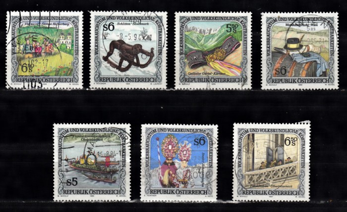 A12 S1 2 - Timbre foarte vechi - Austria - arta
