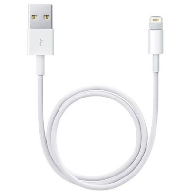 Cablu de date / incarcare high quality SOHO pentru iPhone, iPad, Lightning, lungime 1m, Alb foto