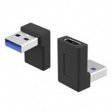 Adaptor USB 3.1 type C la USB-A unghi 90 grade M-T, kur31-27, Oem