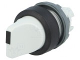 Comutator rotativ 22mm gri 2 poziții