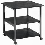 HOMCOM Suport Imprimantă cu Raft de Depozitare, 50x50x52.5 cm, Alb | Aosom Romania